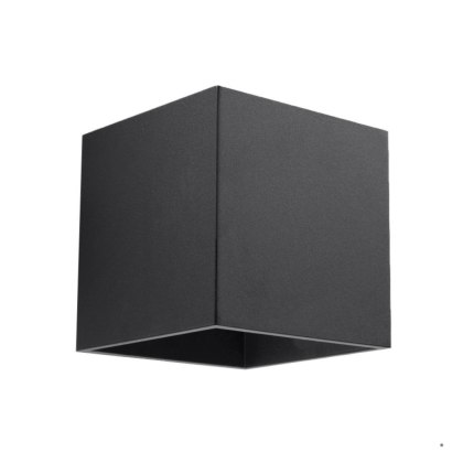 Sollux Lighting Kinkiet QUAD 1 czarny