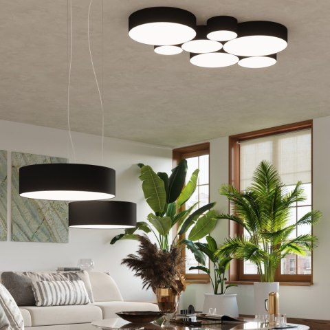 Sollux Lighting Lampa wisząca ARENA 45 czarna