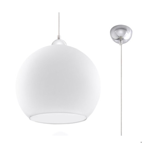Sollux Lighting Lampa wisząca BALL biała