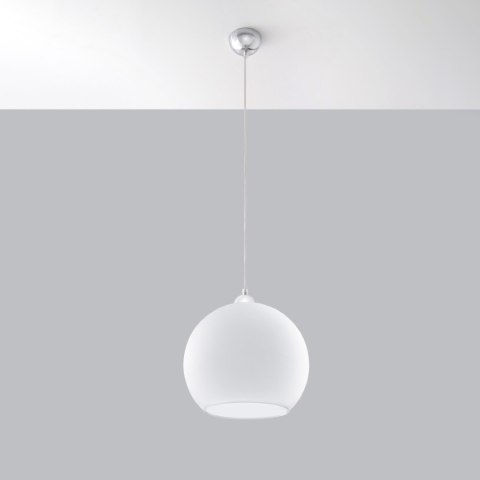 Sollux Lighting Lampa wisząca BALL biała
