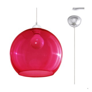 Sollux Lighting Lampa wisząca BALL czerwona
