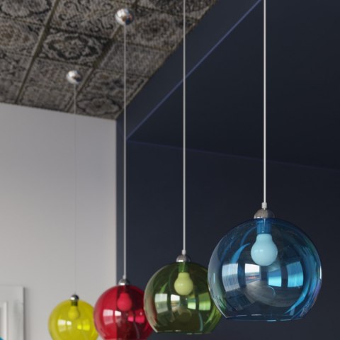 Sollux Lighting Lampa wisząca BALL transparentny