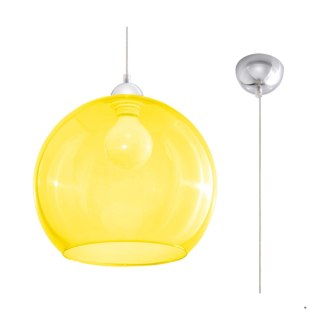 Sollux Lighting Lampa wisząca BALL żółta