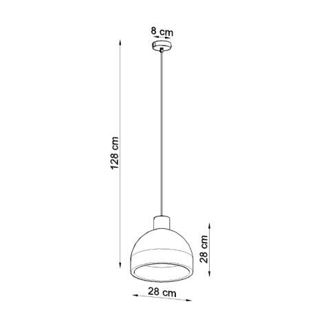 Sollux Lighting Lampa wisząca DAMASO