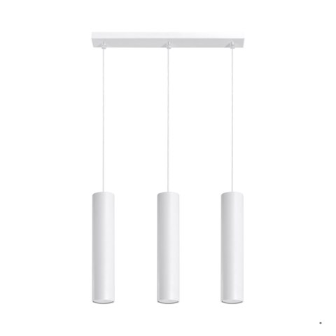 Sollux Lighting Lampa wisząca LAGOS 3L biały