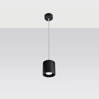 Sollux Lighting Lampa wisząca ORBIS 1 czarny