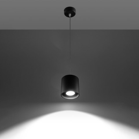Sollux Lighting Lampa wisząca ORBIS 1 czarny
