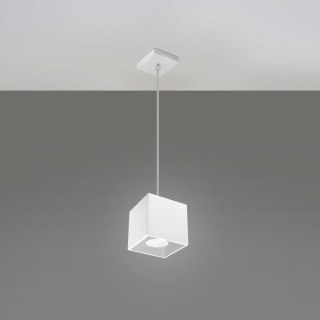 Sollux Lighting Lampa wisząca QUAD 1 biały