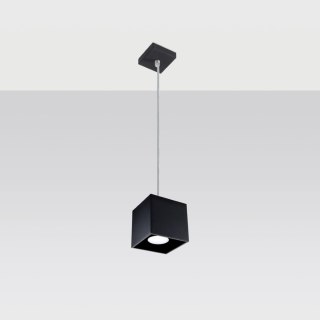 Sollux Lighting Lampa wisząca QUAD 1 czarny