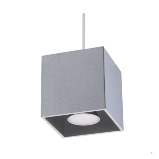 Sollux Lighting Lampa wisząca QUAD 1 szary