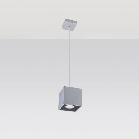 Sollux Lighting Lampa wisząca QUAD 1 szary