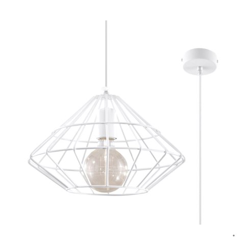 Sollux Lighting Lampa wisząca UMBERTO biała