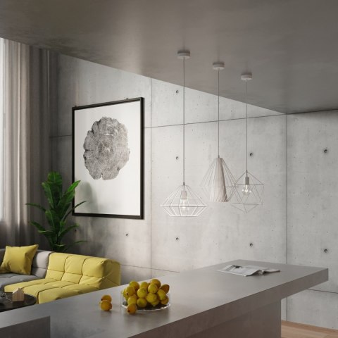 Sollux Lighting Lampa wisząca UMBERTO biała