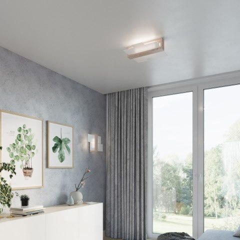 Sollux Lighting Plafon FENIKS 2 naturalne drewno