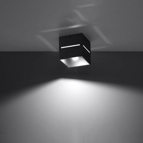 Sollux Lighting Plafon LOBO czarny
