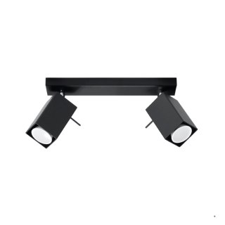 Sollux Lighting Plafon MERIDA 2 czarny
