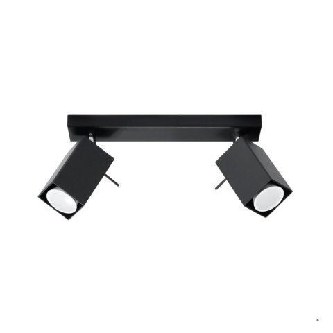 Sollux Lighting Plafon MERIDA 2 czarny