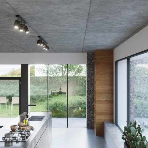 Sollux Lighting Plafon MERIDA 4 czarny