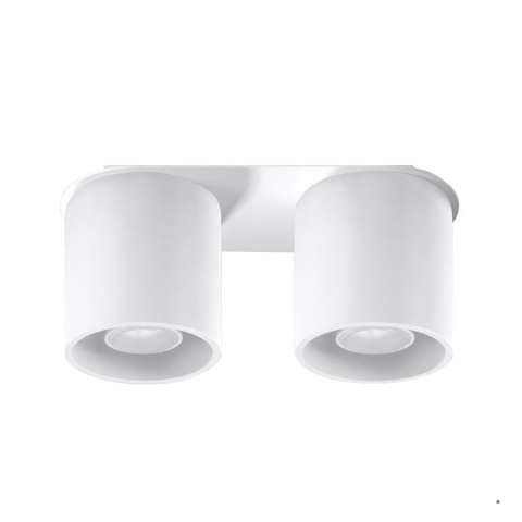 Sollux Lighting Plafon ORBIS 2 biały