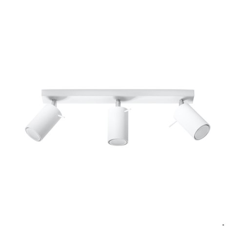 Sollux Lighting Plafon RING 3L biały