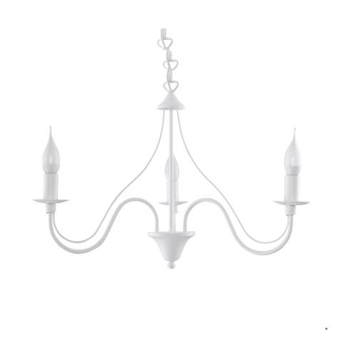 Sollux Lighting Żyrandol MINERWA 3 biały