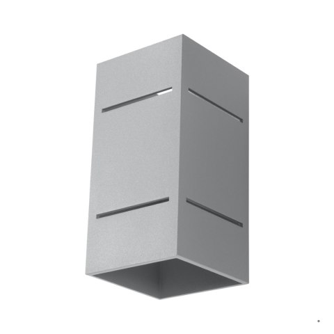 Sollux Lighting Kinkiet BLOCCO szary