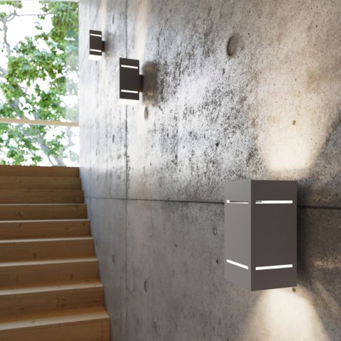 Sollux Lighting Kinkiet BLOCCO szary