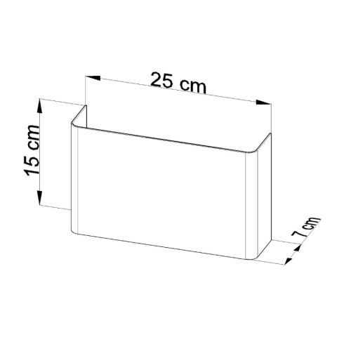Sollux Lighting Kinkiet COPERTURA biały