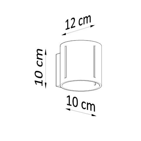 Sollux Lighting Kinkiet INEZ szary