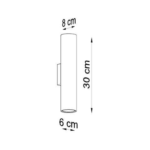 Sollux Lighting Kinkiet LAGOS 2 biały