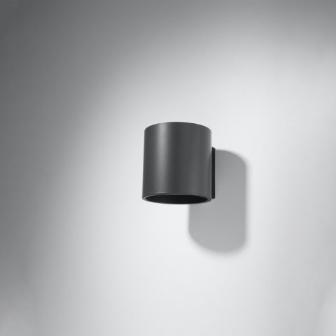 Sollux Lighting Kinkiet ORBIS 1 antracyt
