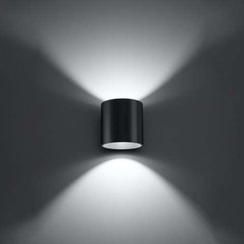 Sollux Lighting Kinkiet ORBIS 1 antracyt