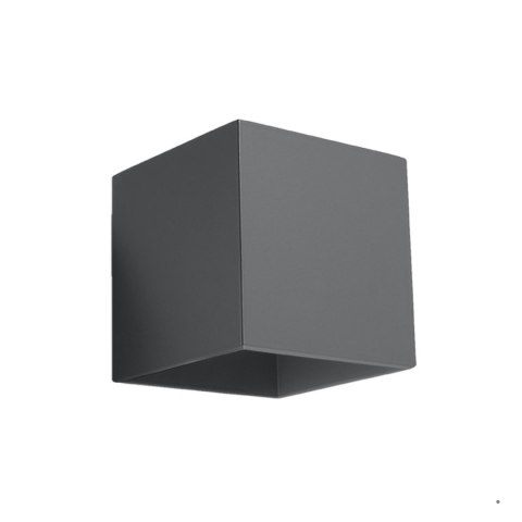 Sollux Lighting Kinkiet QUAD 1 antracyt