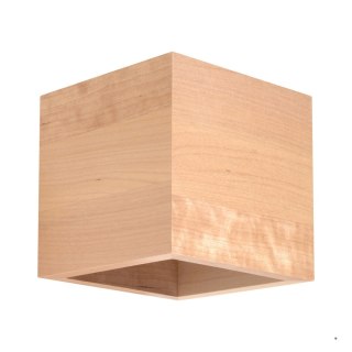 Sollux Lighting Kinkiet QUAD naturalne drewno