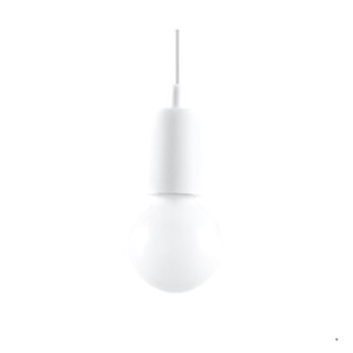 Sollux Lighting Lampa wisząca DIEGO 1 biała
