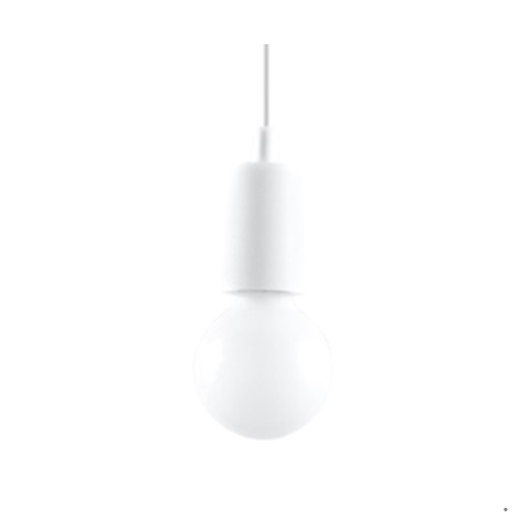 Sollux Lighting Lampa wisząca DIEGO 1 biała