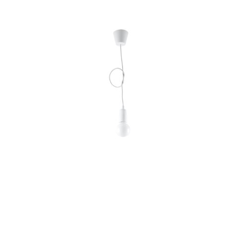 Sollux Lighting Lampa wisząca DIEGO 1 biała