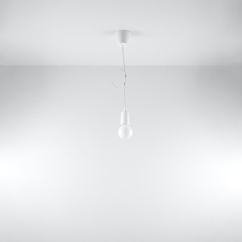 Sollux Lighting Lampa wisząca DIEGO 1 biała