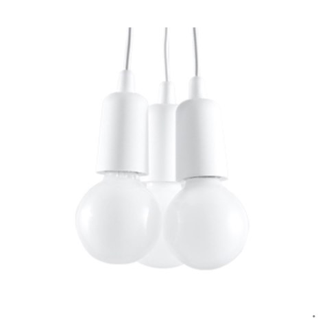 Sollux Lighting Lampa wisząca DIEGO 3 biała