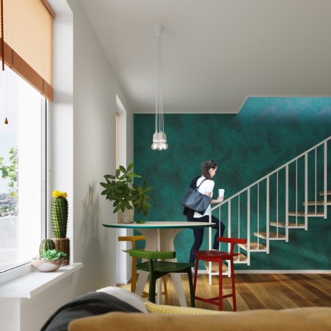 Sollux Lighting Lampa wisząca DIEGO 5 biała