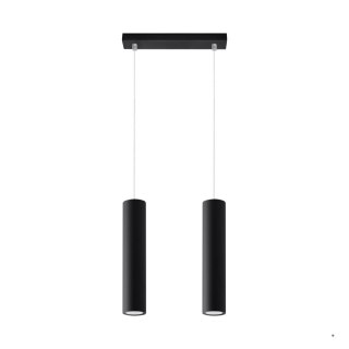 Sollux Lighting Lampa wisząca LAGOS 2 czarny