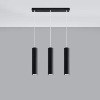 Sollux Lighting Lampa wisząca LAGOS 3L czarny