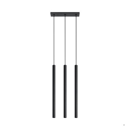 Sollux Lighting Lampa wisząca PASTELO 3 czarna