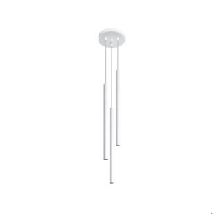 Sollux Lighting Lampa wisząca PASTELO 3P biała