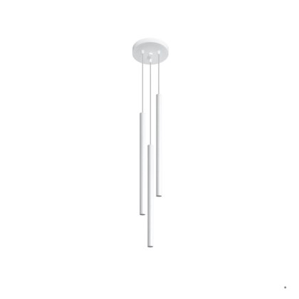 Sollux Lighting Lampa wisząca PASTELO 3P biała