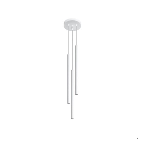 Sollux Lighting Lampa wisząca PASTELO 3P biała