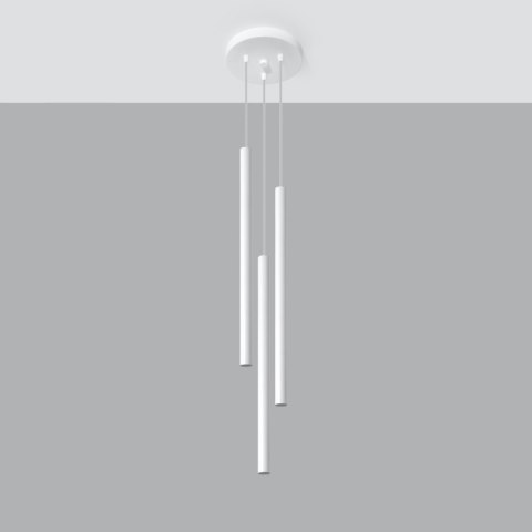 Sollux Lighting Lampa wisząca PASTELO 3P biała