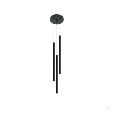 Sollux Lighting Lampa wisząca PASTELO 3P czarna