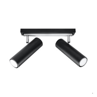 Sollux Lighting Plafon DIREZIONE 2 czarny