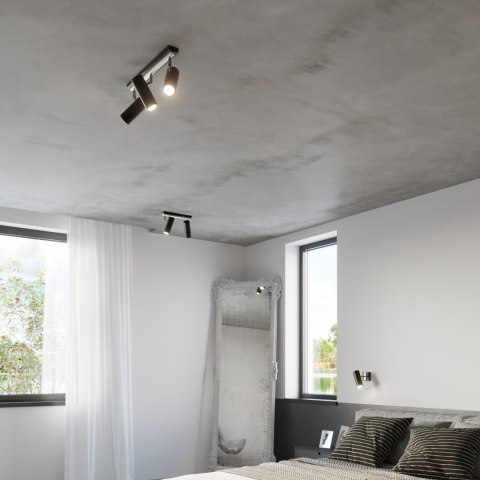 Sollux Lighting Plafon DIREZIONE 3 czarny